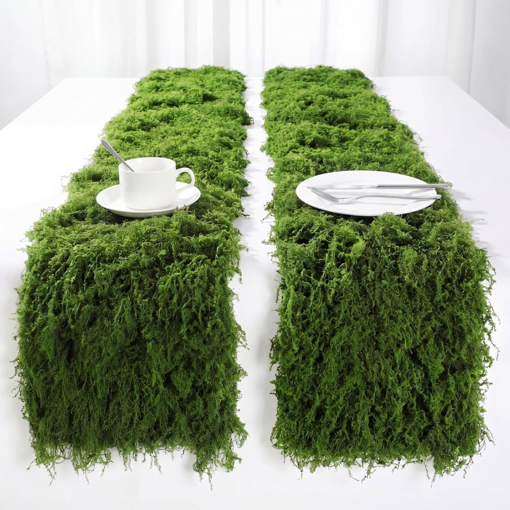 Preserved Moss Sheet - سجادة طحلب صناعي 30×180 سم، مفرش